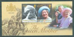 Falkland Islands - 2002 Queen Mother Block MNH__(TH-1367) - Falkland
