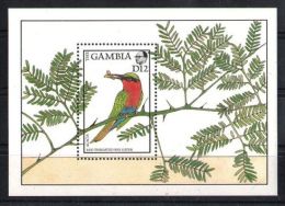 Gambia - 1988 Birds Block (1) MNH__(TH-5213) - Gambie (1965-...)
