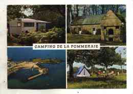 Saint Philibert En Tregunc Camping De La Pommeraie Kerdalidec Pres Pointe De Trevignon Carte Souvenir 4 Vues Ecrite 1976 - Trégunc