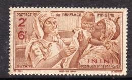 Guyane P.A.  N° 23 XX Surtaxe Au Profit De La Protection De L'enfance : 2 F.+ 6 F.  Brun Et Brun-car. Sans Charnière TB - Altri & Non Classificati