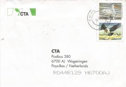 Zambia 2000 Fauna Bird Marabou Stork White Pelican Cover - Storchenvögel