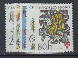 Tchécoslovaquie   1975       N°  2112 / 2116     COTE       2 € 50        ( C 47 ) - Unused Stamps