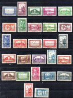1936  Sites Et Paysages, 101 / 126*, Cote 63 € - Neufs