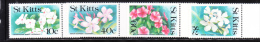 St. Kitts 1991 Flowers Plants Flower MNH - St.Kitts En Nevis ( 1983-...)