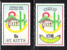 St. Kitts 1991 National Census MNH - St.Kitts En Nevis ( 1983-...)