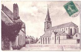 Ouzouer Sur Loire - Grande Rue Et église - Ouzouer Sur Loire