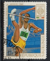 Burundi 1968 - Olimpiadi Mexico City Olympic Games Salto In Alto High Jump - 1962-69: Afgestempeld