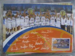 Greece 2005 Eurobasket Maximum Card - Cartoline Maximum