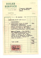 PARIS SOLEX SERVICE 9 AVENUE LEDRU-ROLLIN 1945 - Transports