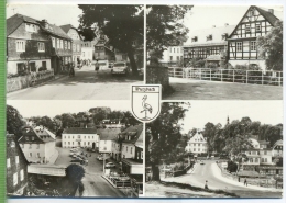 Wurzbach, Vierfelderkarte, Um 1960/1970,  Verlag: Bild Und Heimat, POSTKARTE,  Erhaltung: I-II - Wurzbach