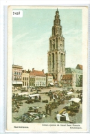 GRONINGEN * MARTINITOREN + MARKT * ANSICHTKAART * CPA * GELOPEN IN 1906 Van GRONINGEN Naar MAARSBERGEN  (2438) - Groningen