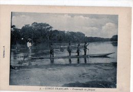 Afrique    Congo    Français    Promenade En Pirogue - Brazzaville