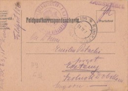REGIMENT PORTMARK, WAR PRISONERS POSTCARD, CENSORED, 1915, AUSTRIA - Guerre Mondiale (Première)
