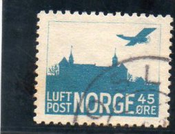 NORVEGE 1927-34 ARIENNE YV NR 1 O - Gebruikt