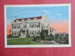 Oklahoma City,OK--Governor's Mansion--not Mailed--PJ 235 - Andere & Zonder Classificatie