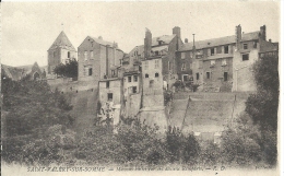 PICARDIE - 80 - SOMME - SAINT VALERY SUR SOMME - Maisons Bâties Sur Les Anciens Remparts - Saint Valery Sur Somme