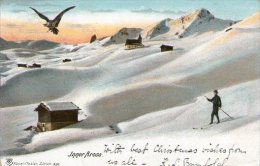 Inner Arosa, Plessur, Graubunden, Switzerland - Winter Sport - Art Card With Arosa Postmark - Port