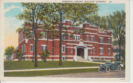 Rutland Vermont VT - Memorial Armory - Car - Rutland