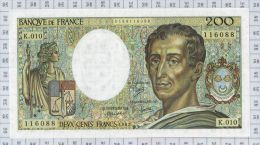 200 Francs Montesquieu, Ref Fayette 70-2, état NEUF - 200 F 1981-1994 ''Montesquieu''