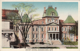 Sherbrooke Québec Canada - Court House - Palais De Justice - Cars Voitures - Int. Fine Arts Co. - Unused - VG Condition - Sherbrooke