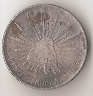 MEXIQUE 1 PESO 1898 ARGENT RARE ! - Messico