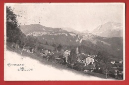 Z0407 Huémoz Entre Ollon Et Villars. Cachet RARE :  Ollon Et Linaire AULIENS VAUD. Circulé Vers Chailly. - Ollon