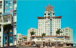 210379-California, San Diego, El Cortez Hotel, 1950s Cars - San Diego