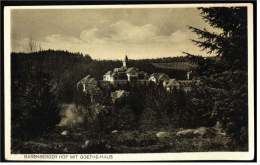 Schierke Oberharz  -  Barenberger Hof Mit Goethehaus  -  Ansichtskarte Ca.1930   (2297) - Schierke