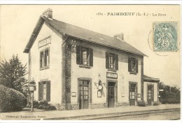 Carte Postale Ancienne Paimboeuf - La Gare - Chemin De Fer - Paimboeuf