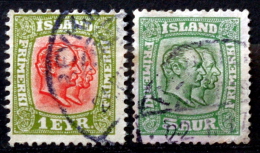 Island   1907 - 1915   MiNr.48+ 79 (o)  ( Lot L2280 ) - Gebruikt