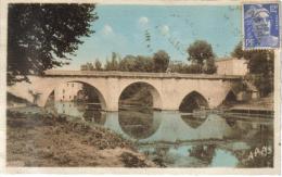 CPSM LAVARDAC (Lot Et Garonne) - Le Pont Sur La Baîse - Lavardac
