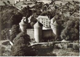 CPSM LASSAY (Mayenne) - Vue Aérienne Sur Le Chateau - Lassay Les Chateaux