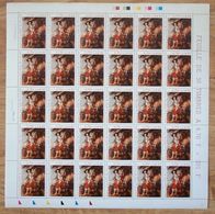 FRANCE 1999 FEUILLE COMPLETE DE 30 TIMBRES ** YVERT TELLIER N° 3289 VAN DYCK - Full Sheets