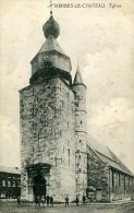 MERBES LE CHATEAU...EGLISE...CPA ANIMEE - Merbes-le-Château