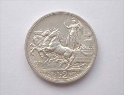 ECCEZIONALE !!! 2 LIRE 1915 " QUADRIGA BRIOSA " !!! - 1900-1946 : Victor Emmanuel III & Umberto II