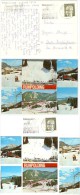 AK 2034 RUHPOLDING Skiparadies Unternberg Mehrbildkarte 6 Bilder 17. 1. 71 - 17 8222 RUHPOLDING Werbestempel Erholung Ge - Ruhpolding