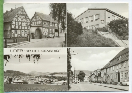 Uder- Kr. Heiligenstadt Um 1970/1980, Verlag:, VEB Bild Und Heimat, POSTKARTE Mit Frankatur, Mit Stempel, UDER 21.4.81 - Heiligenstadt