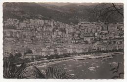 - MONACO. -Vue Générale Sur Le Port Et La Plage. - Carte Photo, Format Cpa -  Scan Verso - - Hafen