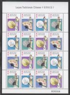 Macau - 1997 Chinese Fans Sheet MNH__(THB-3121) - Blocchi & Foglietti