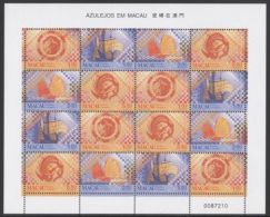 Macau - 1998 Azulejos Sheet MNH__(THB-3140) - Blocchi & Foglietti