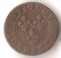 DOUBLE TOURNOIS 1623 - 1610-1643 Lodewijk XIII Van Frankrijk De Rechtvaardige