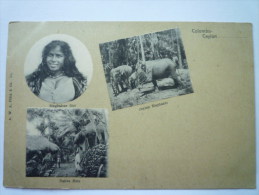 CEYLON  -  COLOMBO  :  Carte Multivue - Sri Lanka (Ceylon)