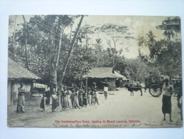 CEYLON  -  COLOMBO  :  The  BAMBALAPITIYA  Road  ,  Leading To  MOUNT  LAVINIA. - Sri Lanka (Ceylon)