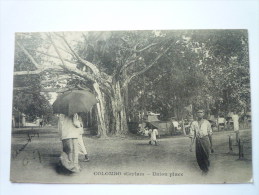 CEYLON  -  COLOMBO  :  UNION  PLACE  -  Carte Animée - Sri Lanka (Ceylon)