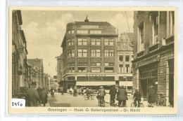 GRONINGEN * HOEK BOTERINGESTRAAT / GROTE MARKT  * ANSICHTKAART * CPA *  (2450) - Groningen