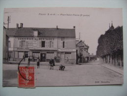 CPA Plaisir 78 - Place Saint-Pierre - Commerces Et Petite Animation -  A Voir ! - Plaisir