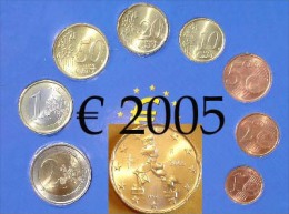 !!! FOLDER ITALIA 2005 N. 8 COINS UNC/FDC !!! - Italie