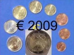 RARE !!! FOLDER ITALIA 2009 N. 8 COINS UNC/FDC !!! - Italie