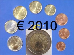 RARE !!! FOLDER ITALIA 2010 N. 8 COINS UNC/FDC !!! - Italia