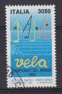 Italy 1989 Mi. 2075    3050 (L) Segelweltmeisterschaften, Alessio, Neapel Und Porto Cervo - 1981-90: Oblitérés